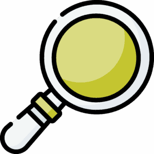 Icon of a magnifying glass
